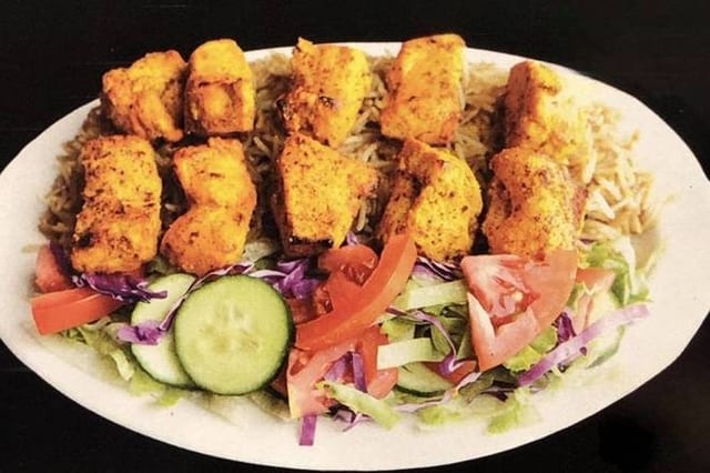 1. Chicken Tikka Kebab.