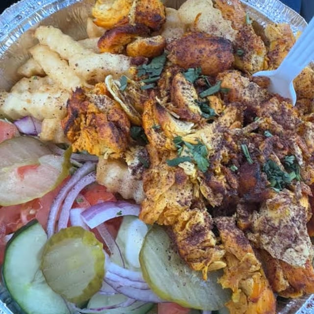 Chicken Shawarma Plate.