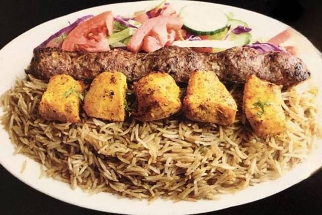 7. Chicken Tikka & Beef Kofta Kebab.