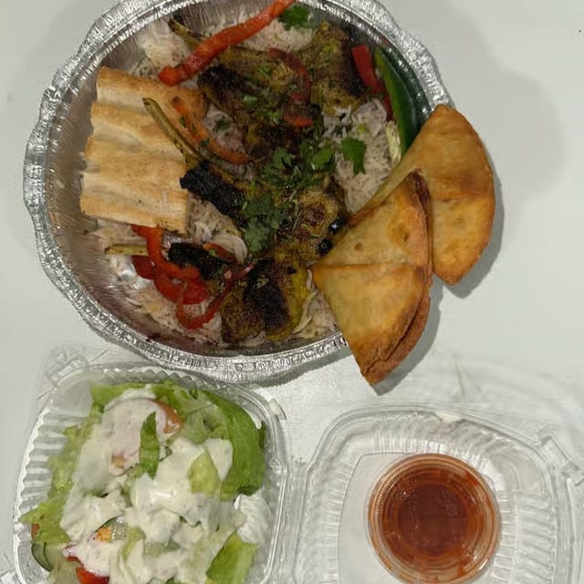 23. 4 Lamb Chops Platter.