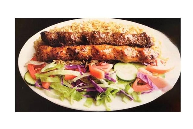 8. Chicken Kofta & Beef Kofta Kebab.